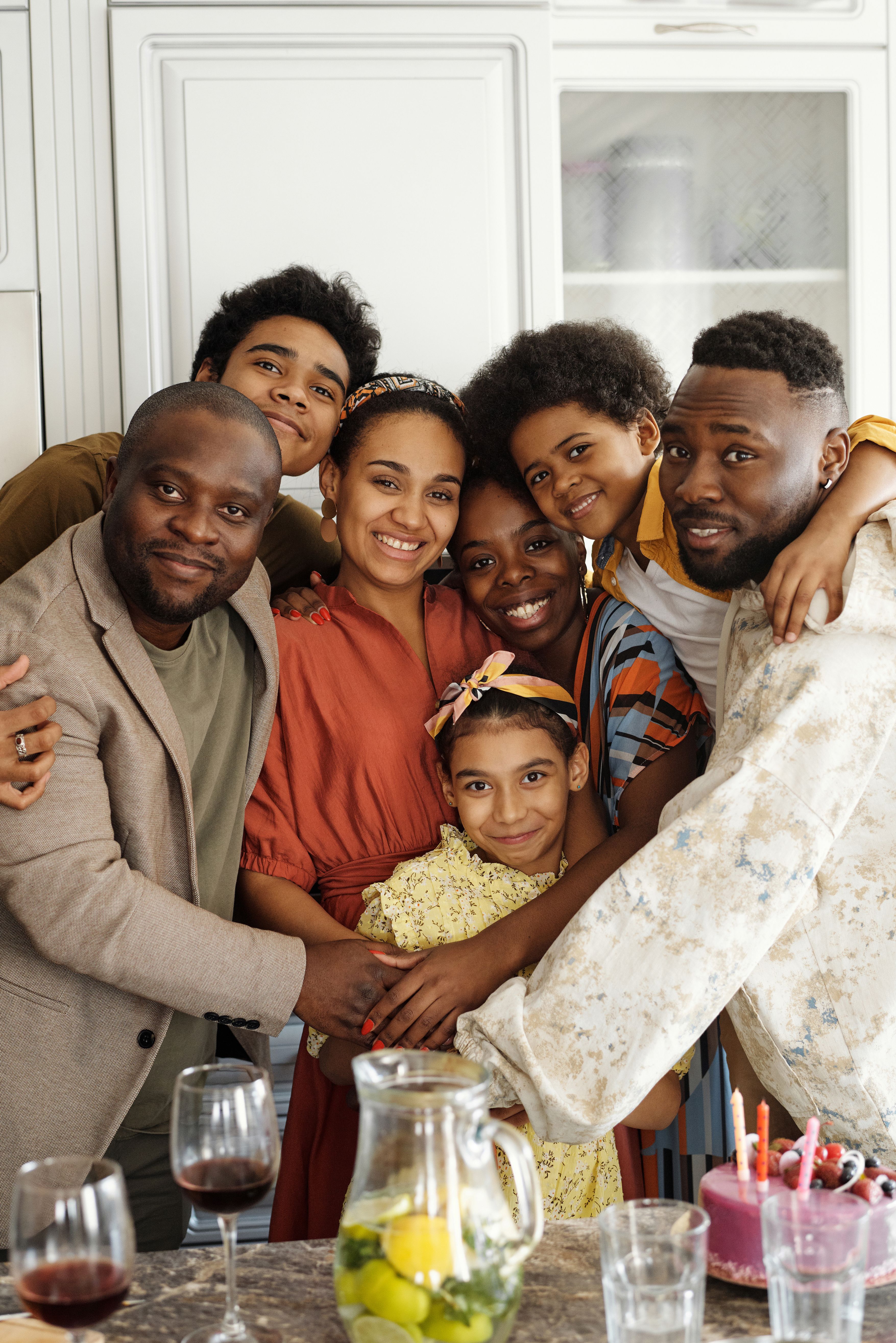 Família Reunida para foto.